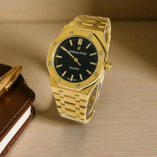 Audemars Piguet Royal Oak Golden Chain Black Dial