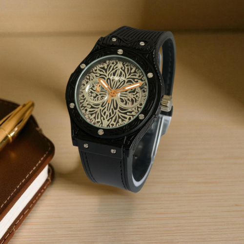 Hublot Shepard Fairey Black Strap Black Bezel White Dial