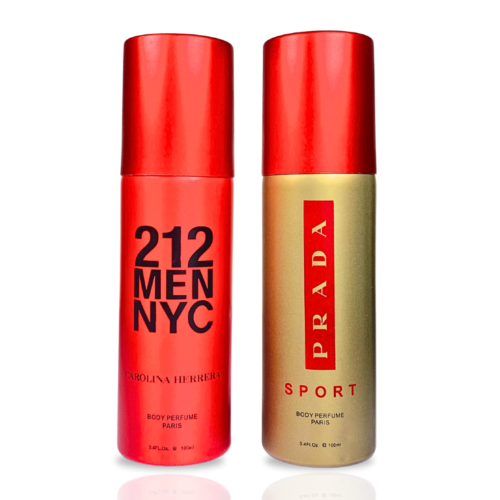 Pack Of Two Body Spray (212 MEN NYC/Prada Luna Sport)