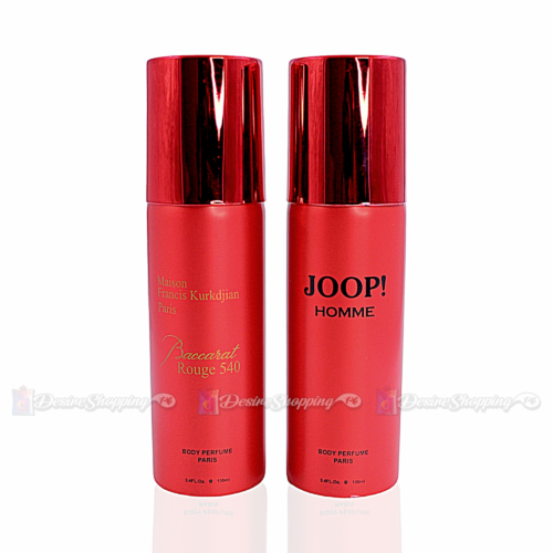 Pack Of Two Body Spray (Baccarat rouge 540, Joop Homme)
