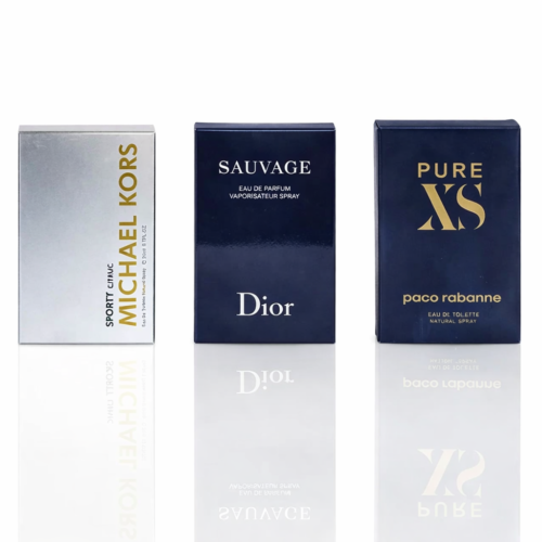 Pack of 3 Testers (Michael Kors, Pure XS, Dior Sauvage)