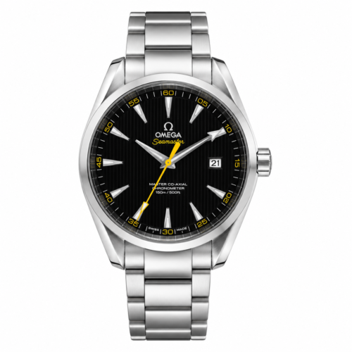 Omega Seamaster Aqua Terra Silver Chain Black Dial (Bumblebee Edition)